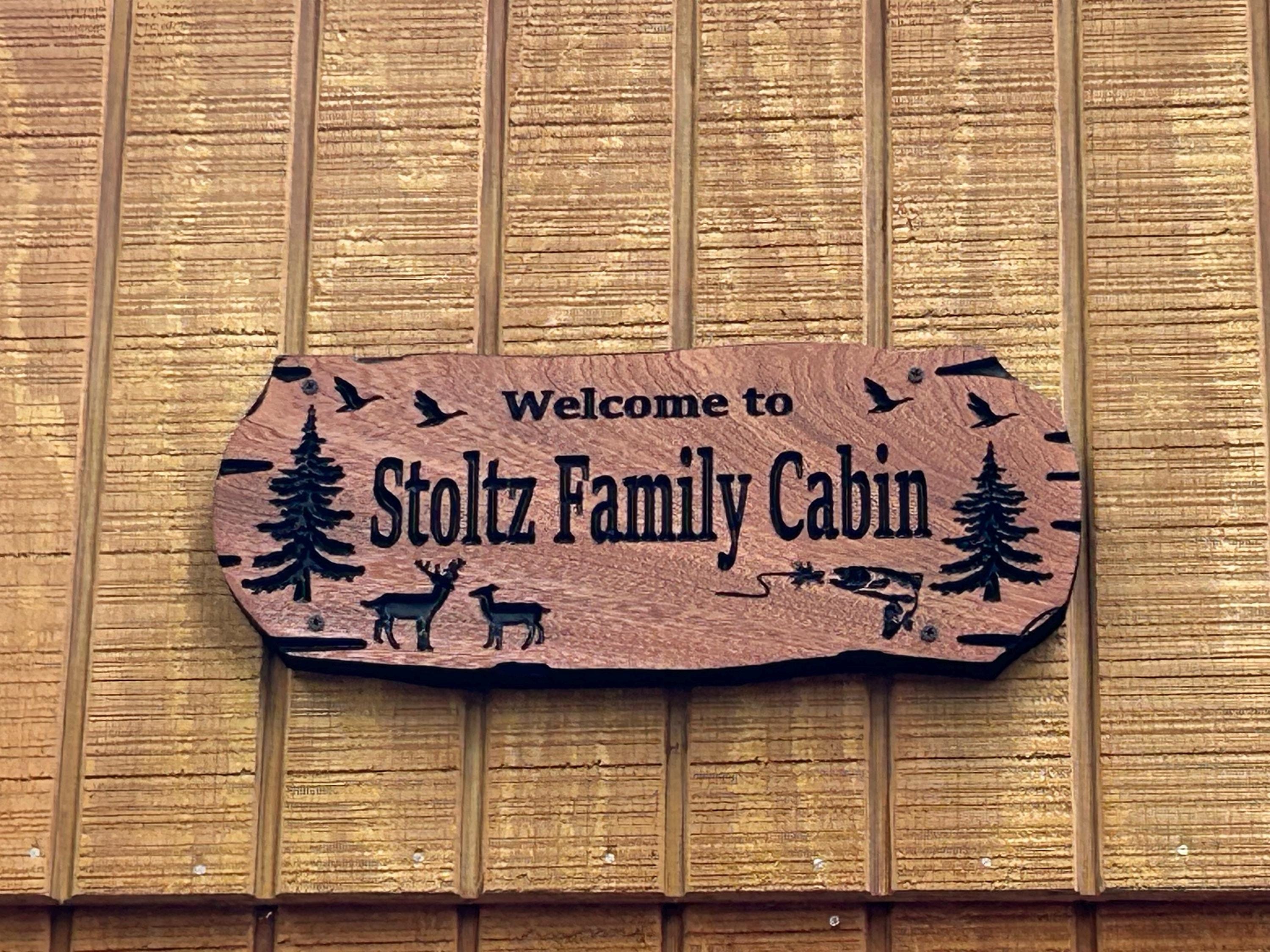 Custom Wooden Signs, Large Outdoor Sign, Rot Resistant Wood, Nature Inspired Cabin And Camp Sign, Rustic Design, Wildlife Lodge Plaque