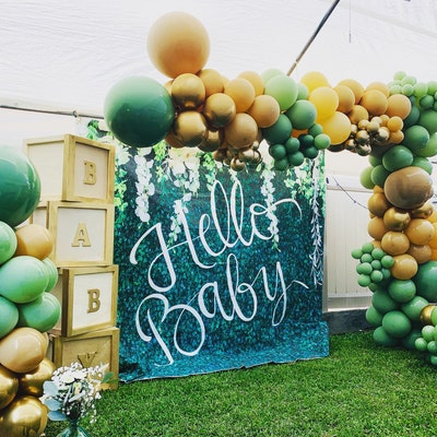 8ftx8ft Grass & Vines Print Vinyl Backdrop, Greenery Leaves Photography ...