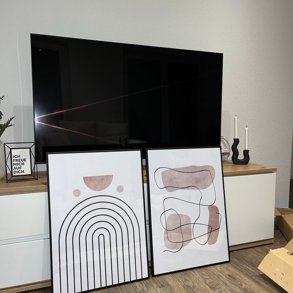 Wandbilder Set Elefant Mit Spruch - 3x DIN A4 Babyzimmer Deko Made In Germany