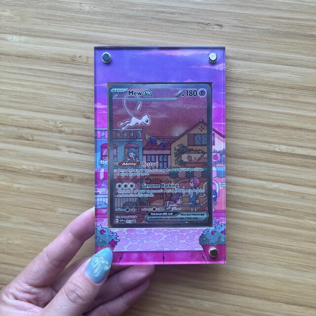 ポケモンカードミュウ UR 25th ディスプレイケース付き ミュウ EX SAR 151 カスタムポケモンカードディスプレイケース - Etsy 日本