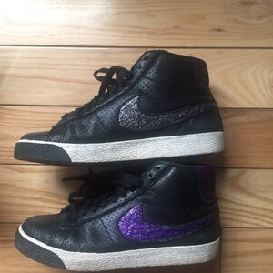 platform sneaker black suede leather