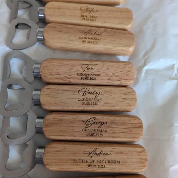 Personalised Engraved Flask - PU Leather Hip Flask Groomsmen Gift Birthday - Foto 9