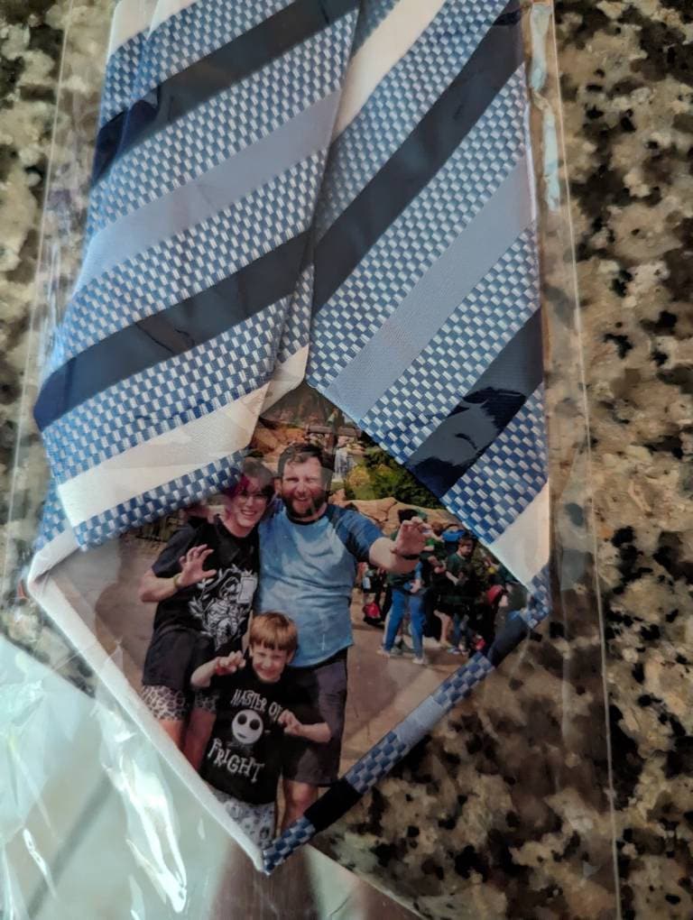 Personalized Photo Silk Tie for Him