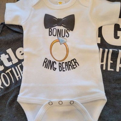 Personalized Baby Bodysuit – Custom Text Name Vest For Newborn, Girl, Or Boy (White)