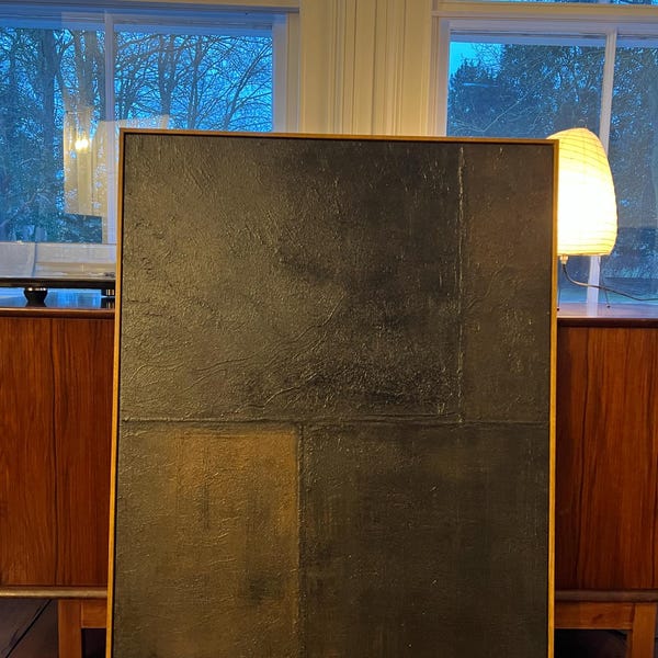 Dark Green Wall Art Green Wabi-sabi Wall Art Black Canvas Art Black and