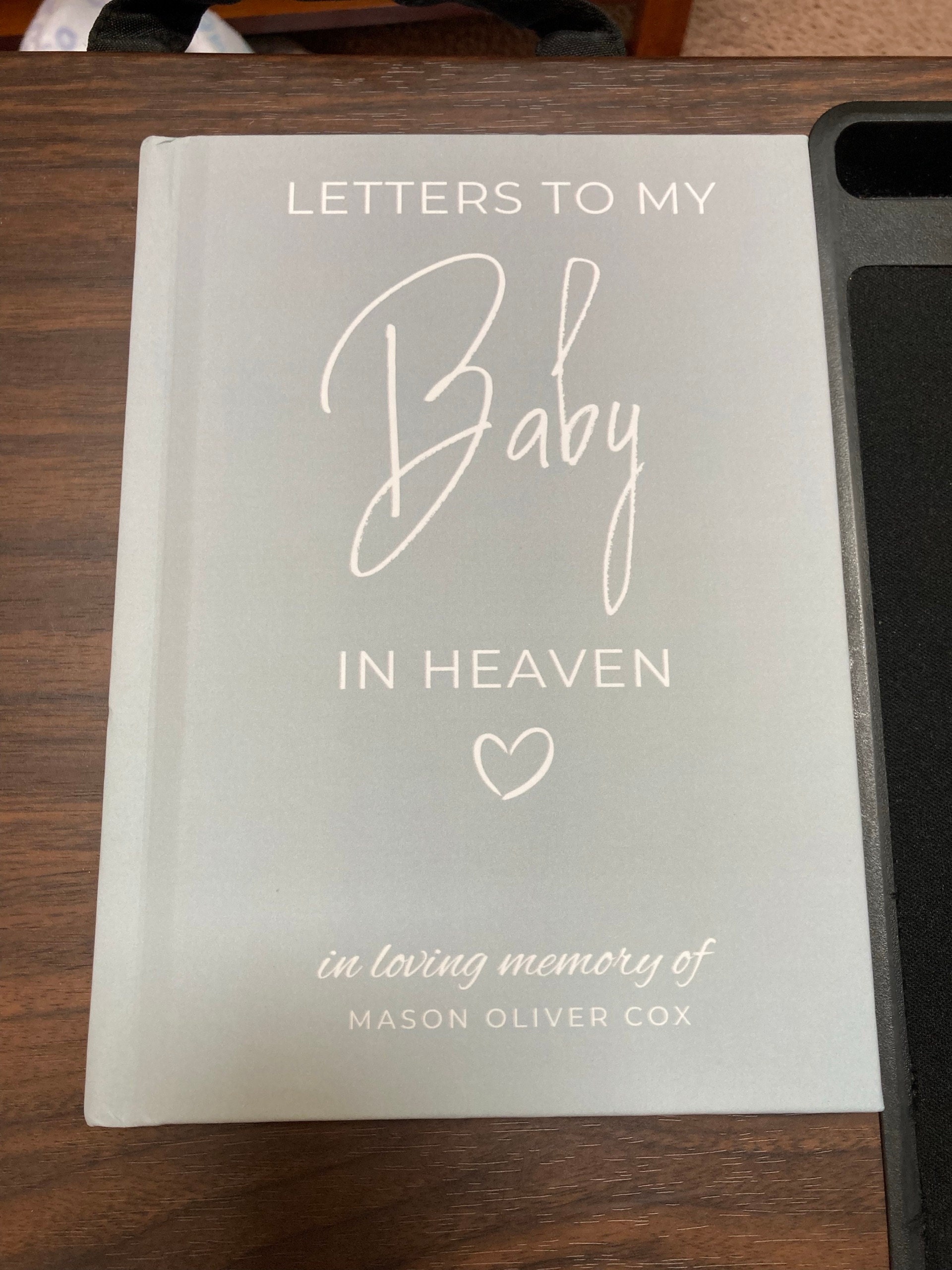 Letters to My Baby In Heaven Infant Loss Gift, Stillborn, Miscarriage Gift, Pregnancy loss gift, Grief Journal, Dear Baby Memorial Journal