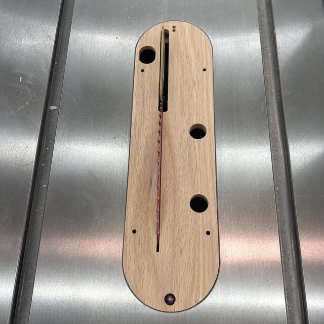 Hardwood Zero Clearance Insert for Table Saw | CNC Precision ZCI