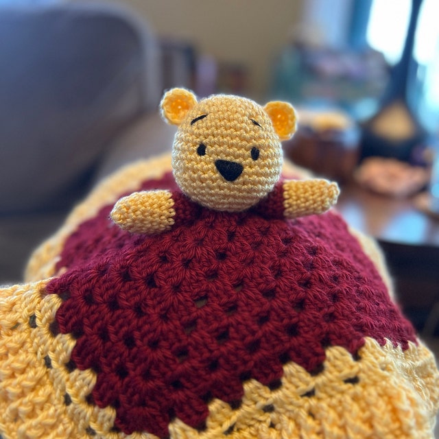 Winnie the Pooh Snuggle Blanket Outfit CROCHET PATTERN ONLY 6 12 Months Etsy