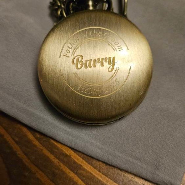 Personalized Engraved Pocket Watch,customized Pocket Watch,groom's Gift