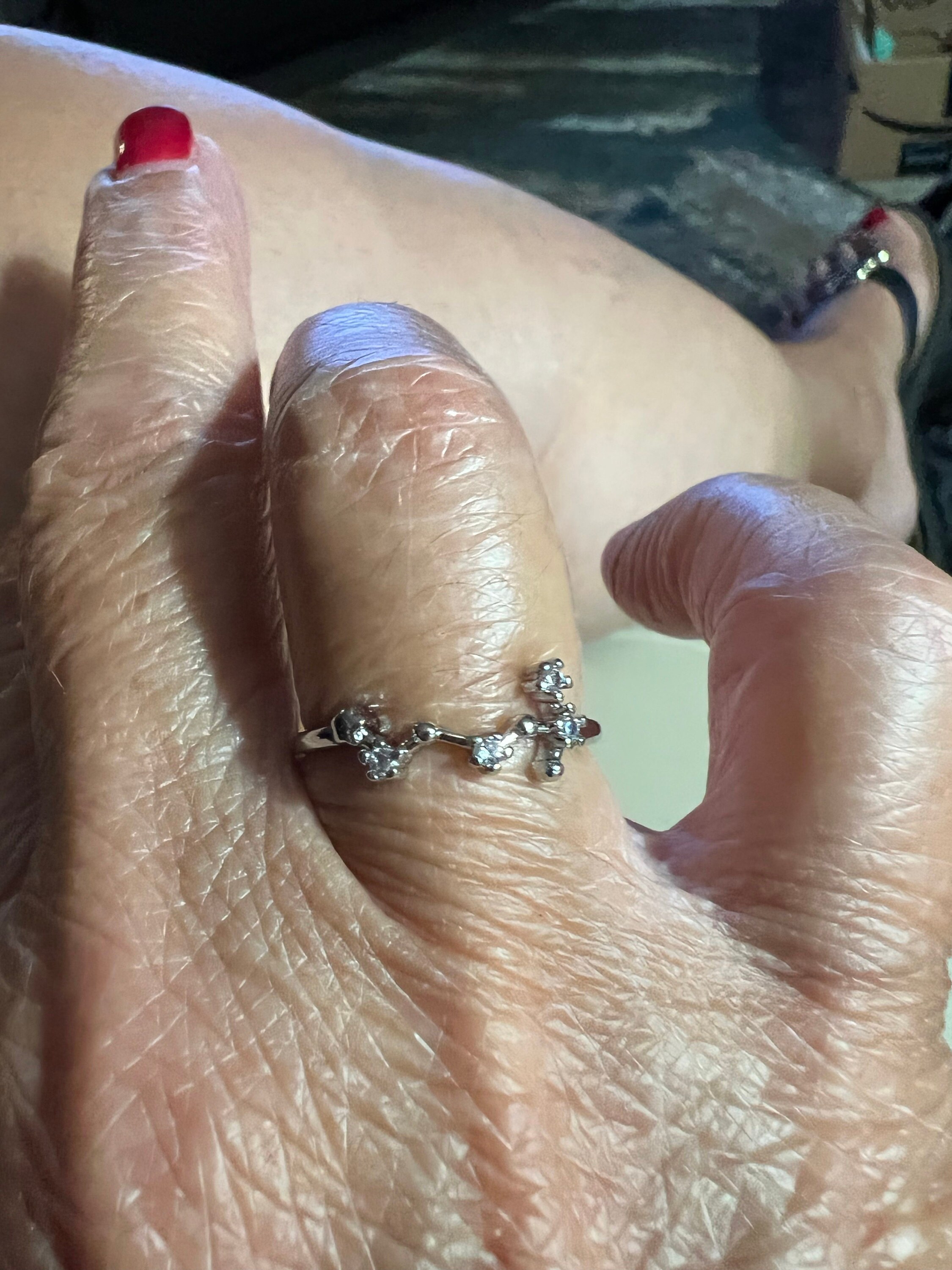 Dainty Zodiac Star Ring For Women Constellation Astrology Horoscope Jewelry Personalized Celestial Birthday Gift Mother&#39;s Day Gift In Box