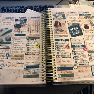 Bloom // Weekly Planner Sticker Kit - Etsy