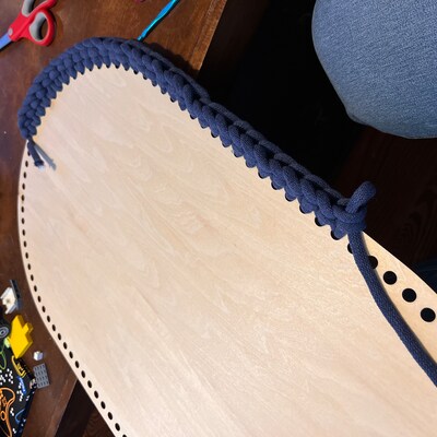 1 Paire Gros Crochet En Bois Crochet 11mm 13mm Tisser Les