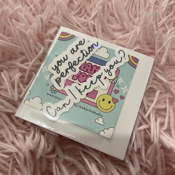 Casper Can I Keep You Sticker 90s Movie Nostalgia Holographic