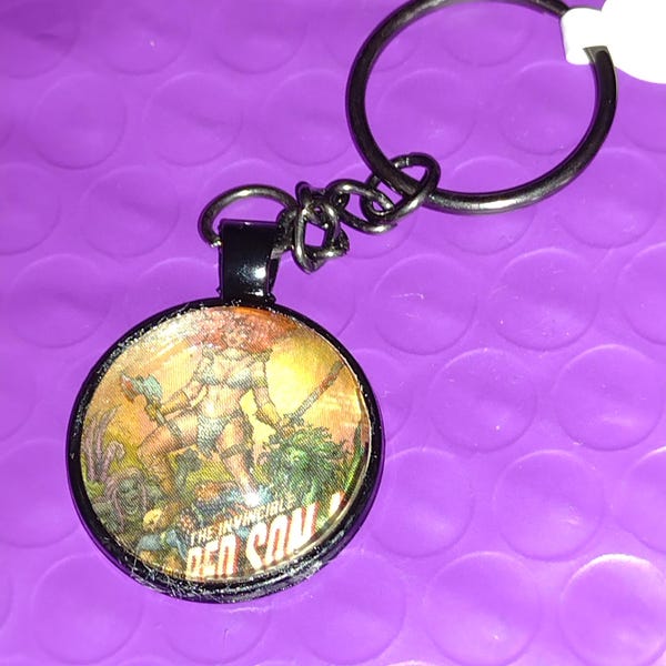 Ironman Keychain Comic Pendant Unique Handmade Tony Stark Avengers - Etsy