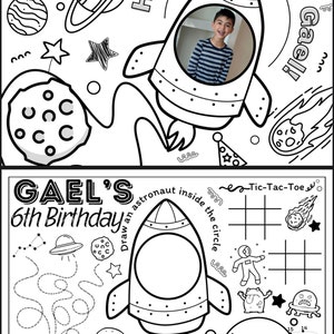 Minions Birthday Coloring Placemat Coloring for Kids Instant Download ...