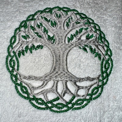 Ornament Decorative Celtic Tree of Life Machine Embroidery Design - Etsy