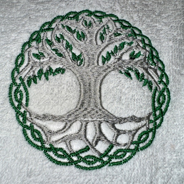 Ornament Decorative Celtic Tree of Life Machine Embroidery Design - Etsy