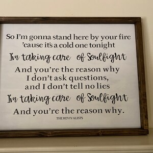 Revivalists Handmade Framed Wood Sign Etsy
