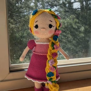 かぎ針編みのラプンツェル（英語のパターン） - Etsy 日本