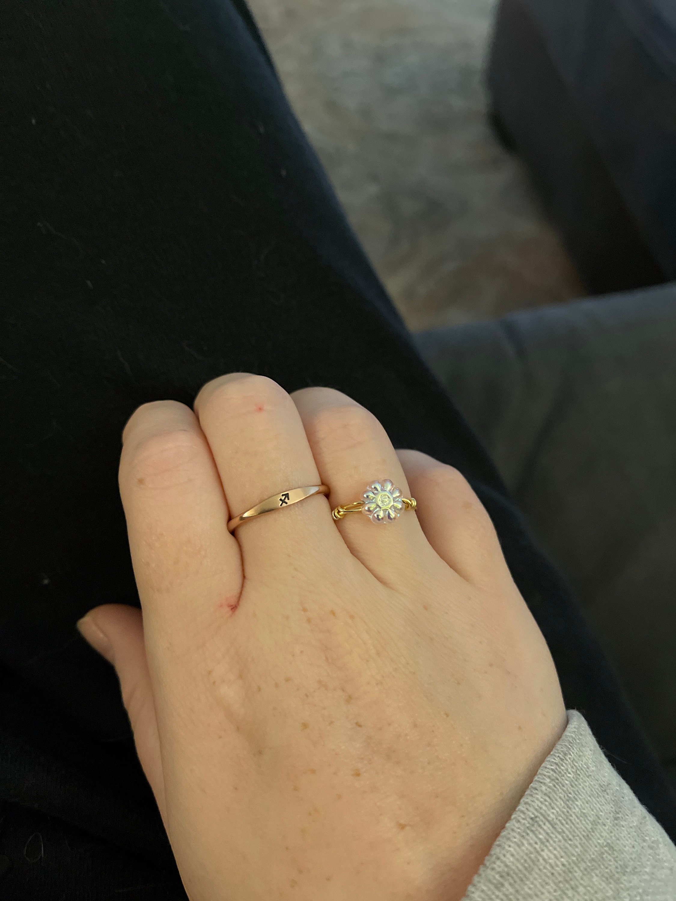 Zodiac Ring by CaitlynMinimalist • Custom Zodiac Jewelry in Sterling Silver, Gold & Rose Gold • Birthday Gift for Her • RM21F31