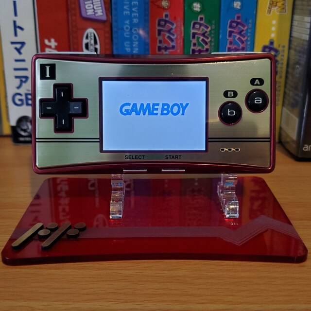 【美品】任天堂 ゲームボーイミクロ ファミコンカラー マリオ20周年記念 ゲームボーイ ミクロ ファミコン スーパーマリオ20周年記念