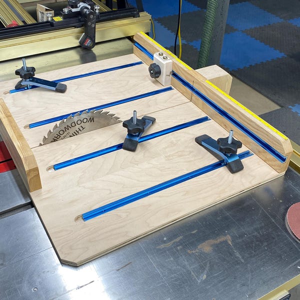 Cross Cut Sled Plans for Table Saw – Precision Jig With Video DIY Build ...