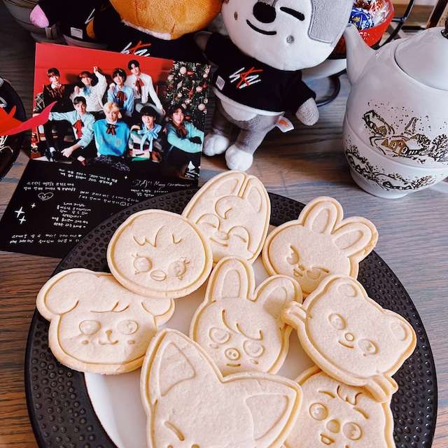 SKZOO Cookie Cutters Set of 8 Models: Wolf Chan, Leebit, Dwaekki