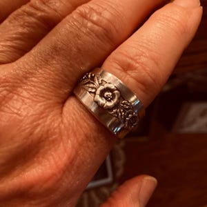 Spoon Ring the jubilee Spoon Ring 1953 Handmade From Authentic, Vintage ...
