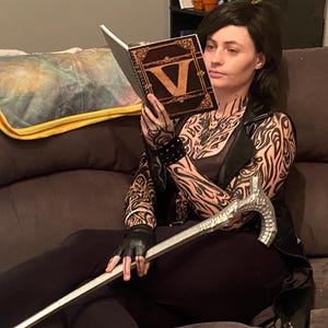 Piper lade till en bild av sitt köp