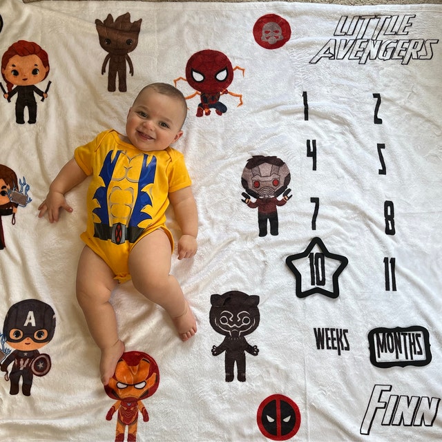 Disfraz Bebé New Born 0-3 Meses Wolverine X-men Recién Nacid