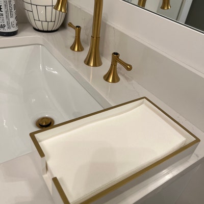 Guest Hand Towel Tray Bathroom Tray for Hand Towels, Napkin Caddy ...