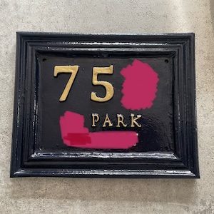 Edwardian /old Victorian Style English House Name Sign. Personalised ...