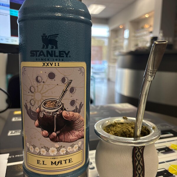 Yerba Mate Sticker, El Mate Tarot Card Sticker 3