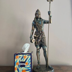 Shiva Statue, 51 CM Bonded Bronze Standing Shiva Idol, Shiv, Siva