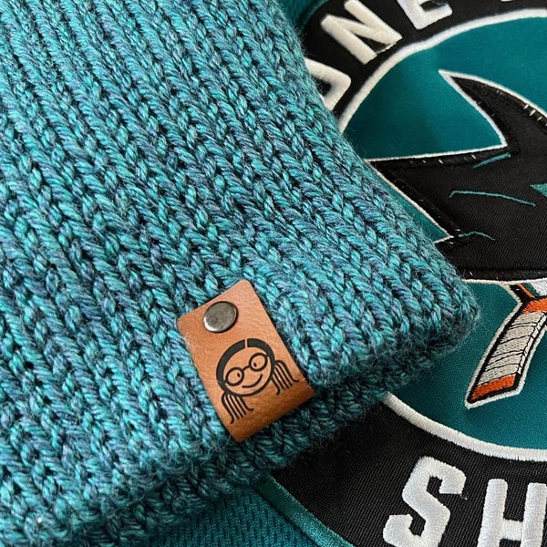 Custom Name Faux Leather Hat Patch / Personalized 3