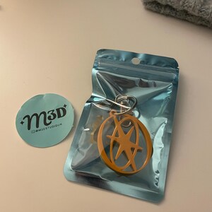 Katseye Logo Keychain, Printed Plastic Keychain, Katseye Band Fan