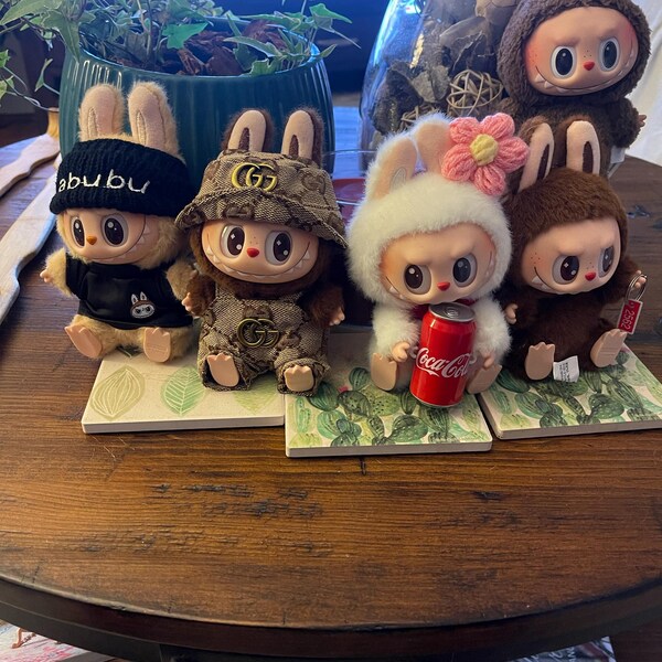 Handcrafted Labubu Outfit, Labubu Clothes, Overalls Luxury Design - Etsy