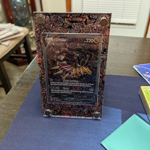 Giratina V Alternate Art Custom Pokemon Graded Card Display 