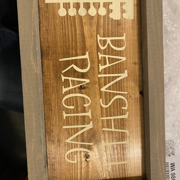 Farmhouse Drag Racing Sign Personalized. - Etsy