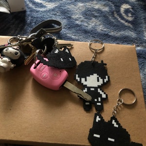 Omori Mari Ghost / Spirit Perler Keychain (or Magnet, Pin, Ornament, Sprite)