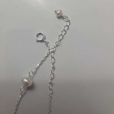 Sterling Silver 12mm Keshi Freshwater Pearl Stud Earrings main image 0