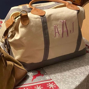 Extra Large Monogram Tote Bag Monogram Duffle Bag Large Travel