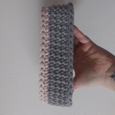 Bobbiny Metallic Macramé 3 mm Sølvfarve (50 meter
