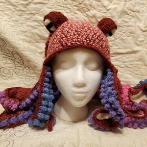 Updated Crochet Octopus Hat Aka Twisted Kraken PATTERN pls | Etsy