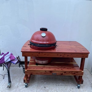 JJGeorge Table for Kamado Grills - Grillin With Dad