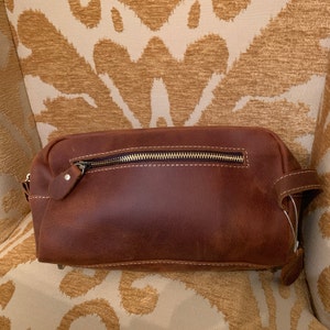 Groomsmen Gifts Personalized Leather Toiletry Bag for - Etsy