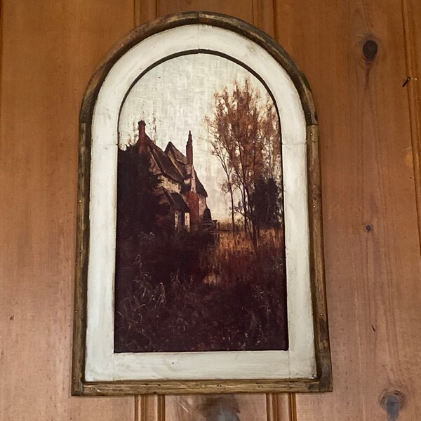 Framed Bunnies Wall Art Arch Window Framed Rabbits Decor Spring ...