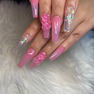 Pop Em Press On Nails Soft Gel Nails Diy Nails Custom Etsy