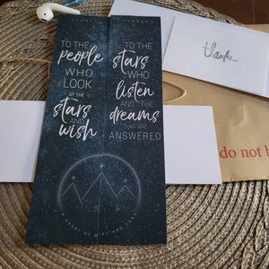 To The Stars Who Listen And The Dreams That Are Answered Etsy