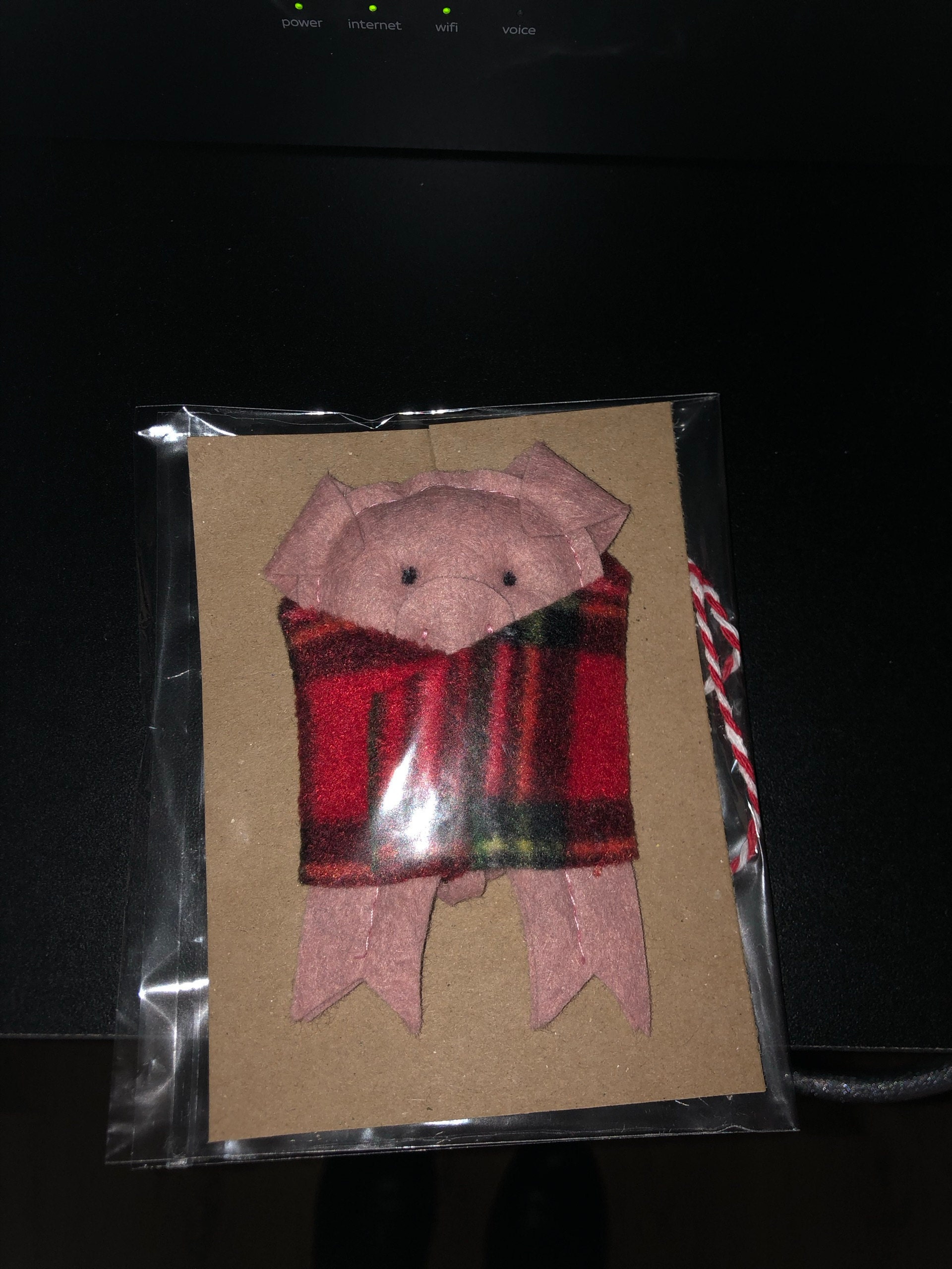 Pigs in blankets Christmas decoration, Christmas ornament, Tree decoration, Christmas decor, Christmas tree, vegan gift, pig lover